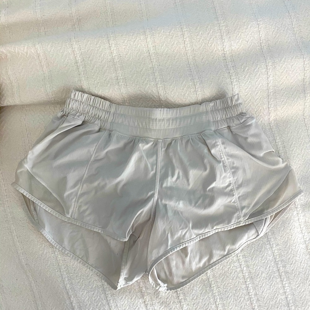 White Hotty Hot Low Rise Short 2.5”